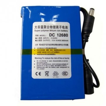DC12680 - 6800mAh Capacity Rechargeable Lithium Battery 