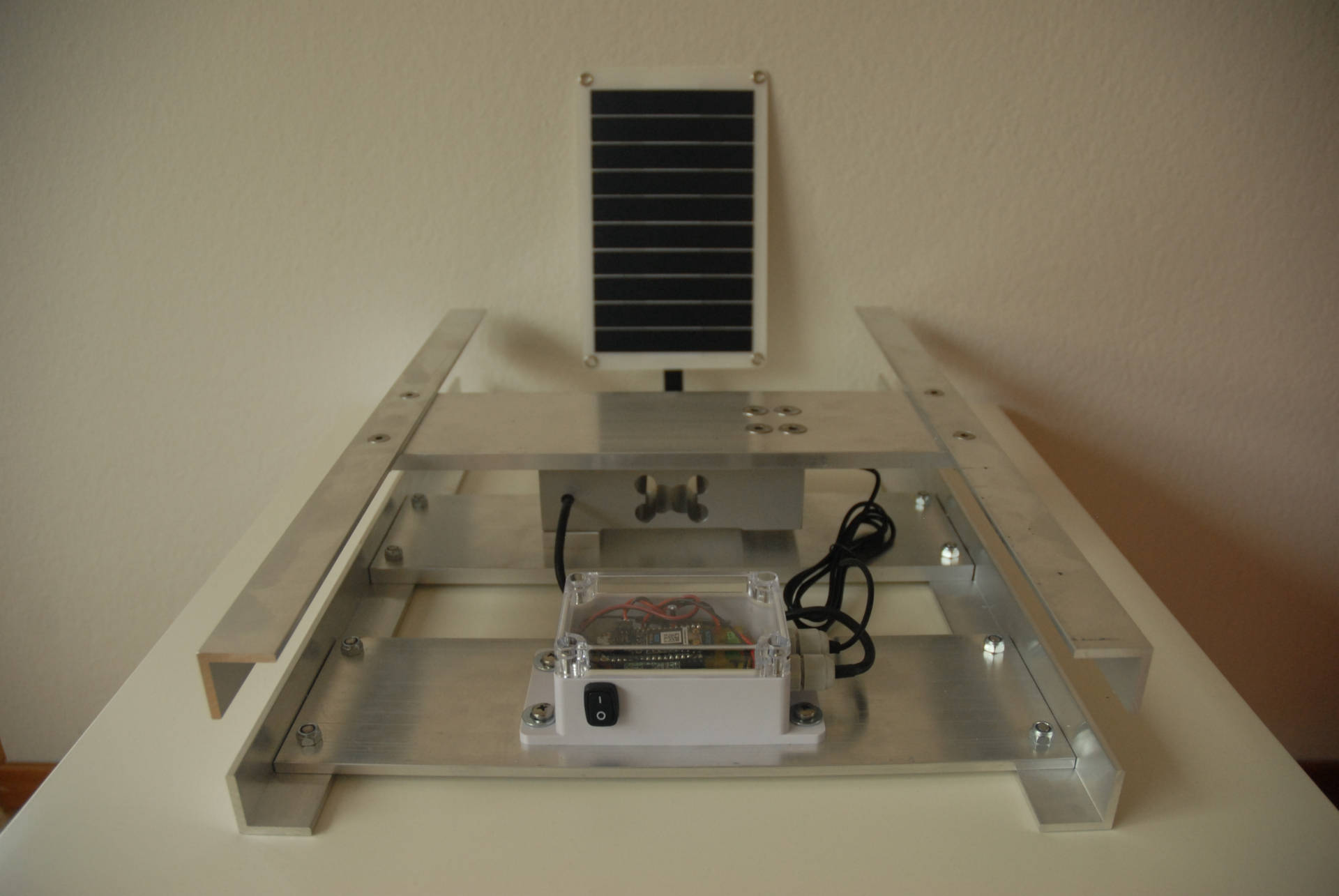 Die WLAN - Stockwaage mit dem Particle Argon Microcontrollerboard